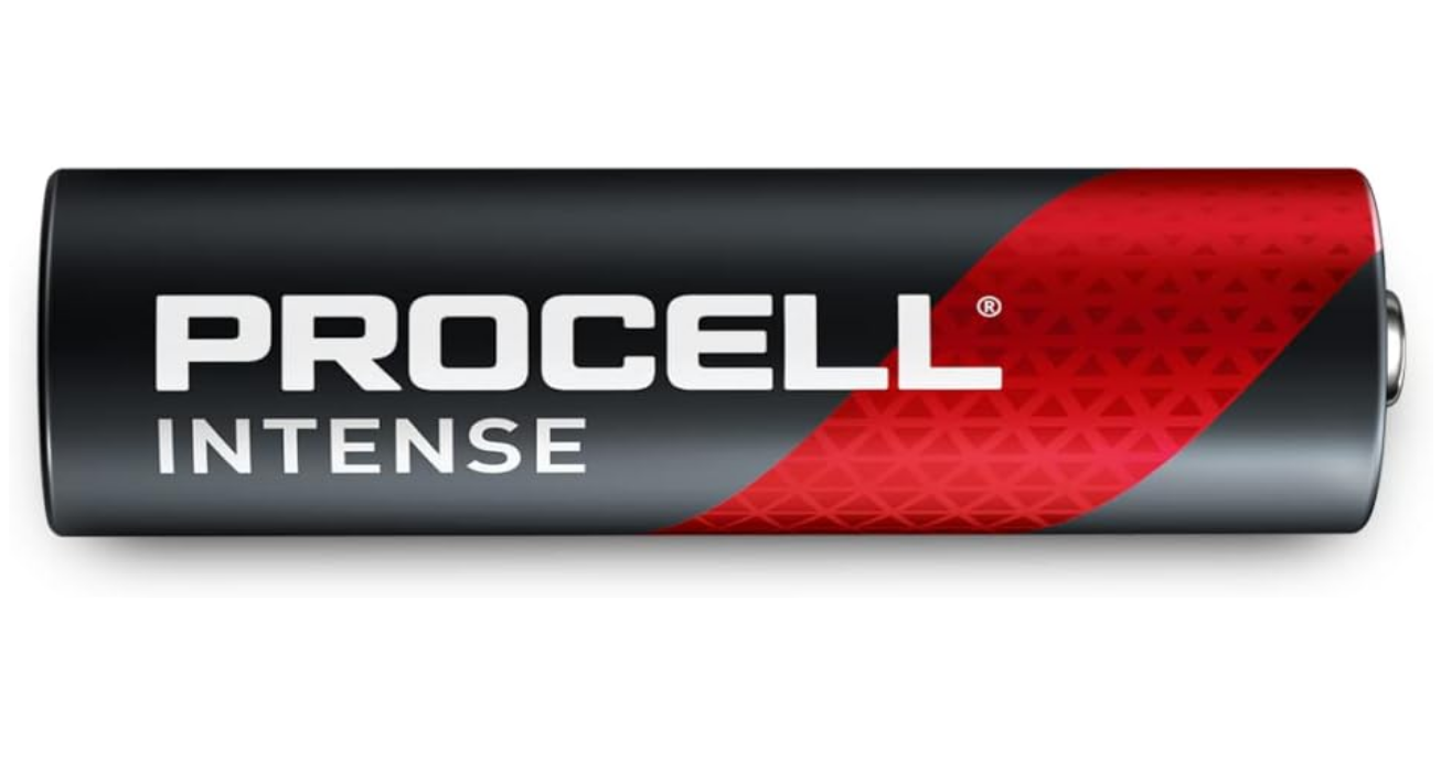 Procell Alkaline Intense Power AA, 1.5V Batteries Pack of 24
