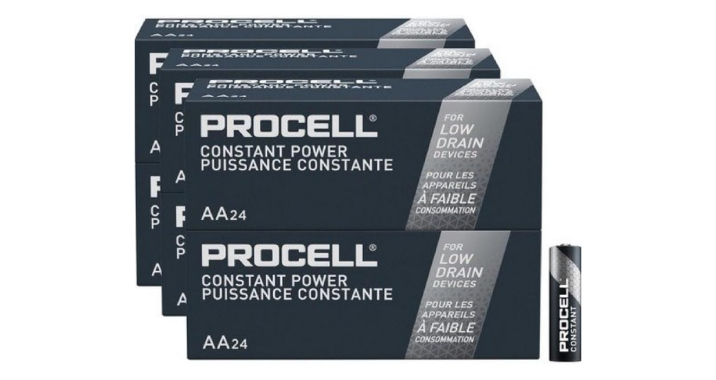 ProCell Duracell AA Alkaline 144 Batteries