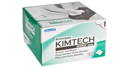Kimberly-Clark Professional QLZSTWUH Kimtech Science KimWipes Delicate Task Wipers, 4.4 x 8.4 in. 1-ply, 9 Box of 280
