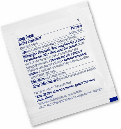Purell Premoistened Sanitizing Hand Wipes, Fragrance Free, 100/Box